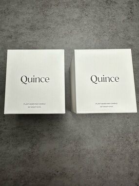 Quince Candle Bundle 2x 8.8 oz Marrakesh Mint + Vanilla Fume